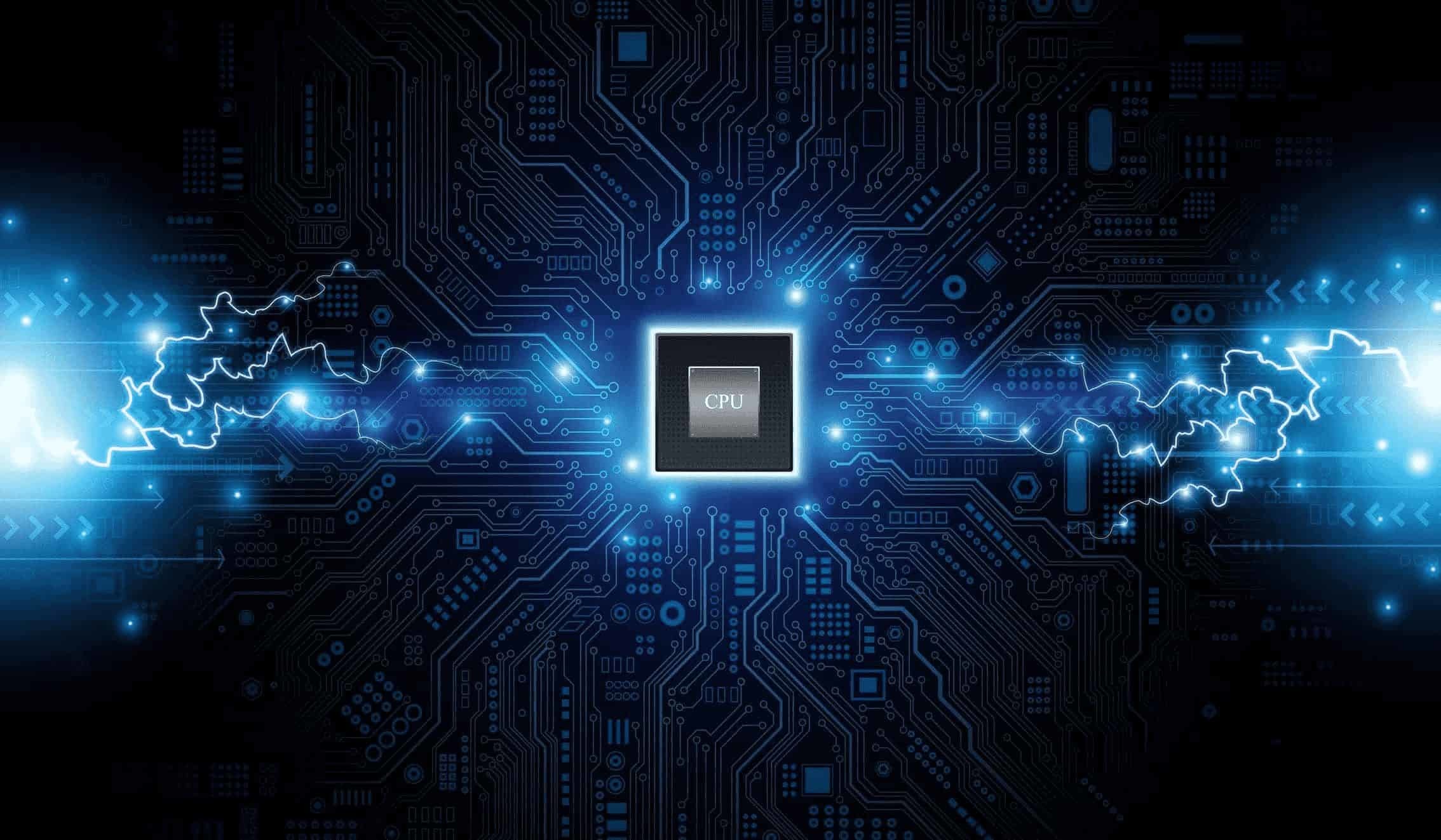 未来的なマイクロチッププロセッサ