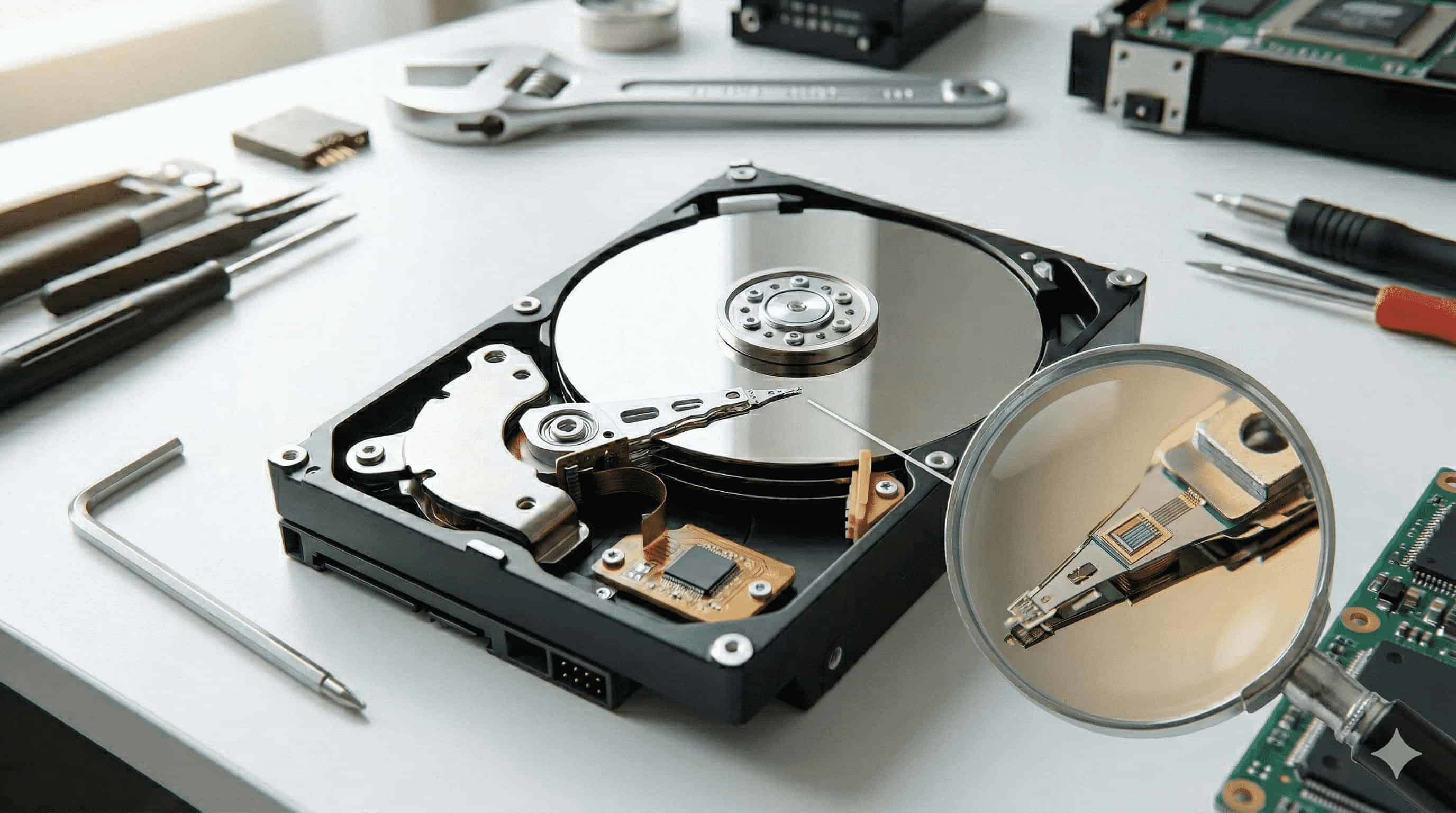 ハードディスク画像・Geminiで作成