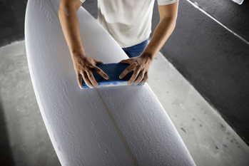 サーフボード研磨