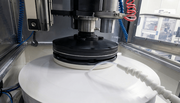 CMP加工中の画像