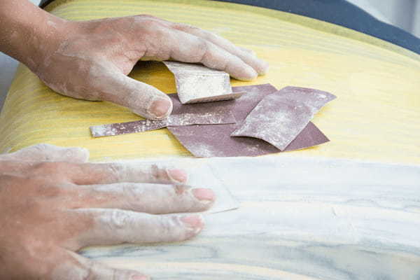 サンディング作業