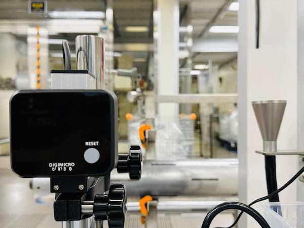 工程内にログ取得用の測定機器を設置